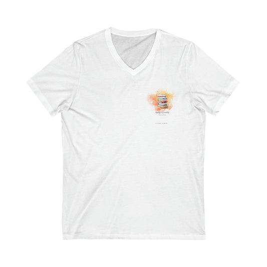 V-Neck Tee "Reading"