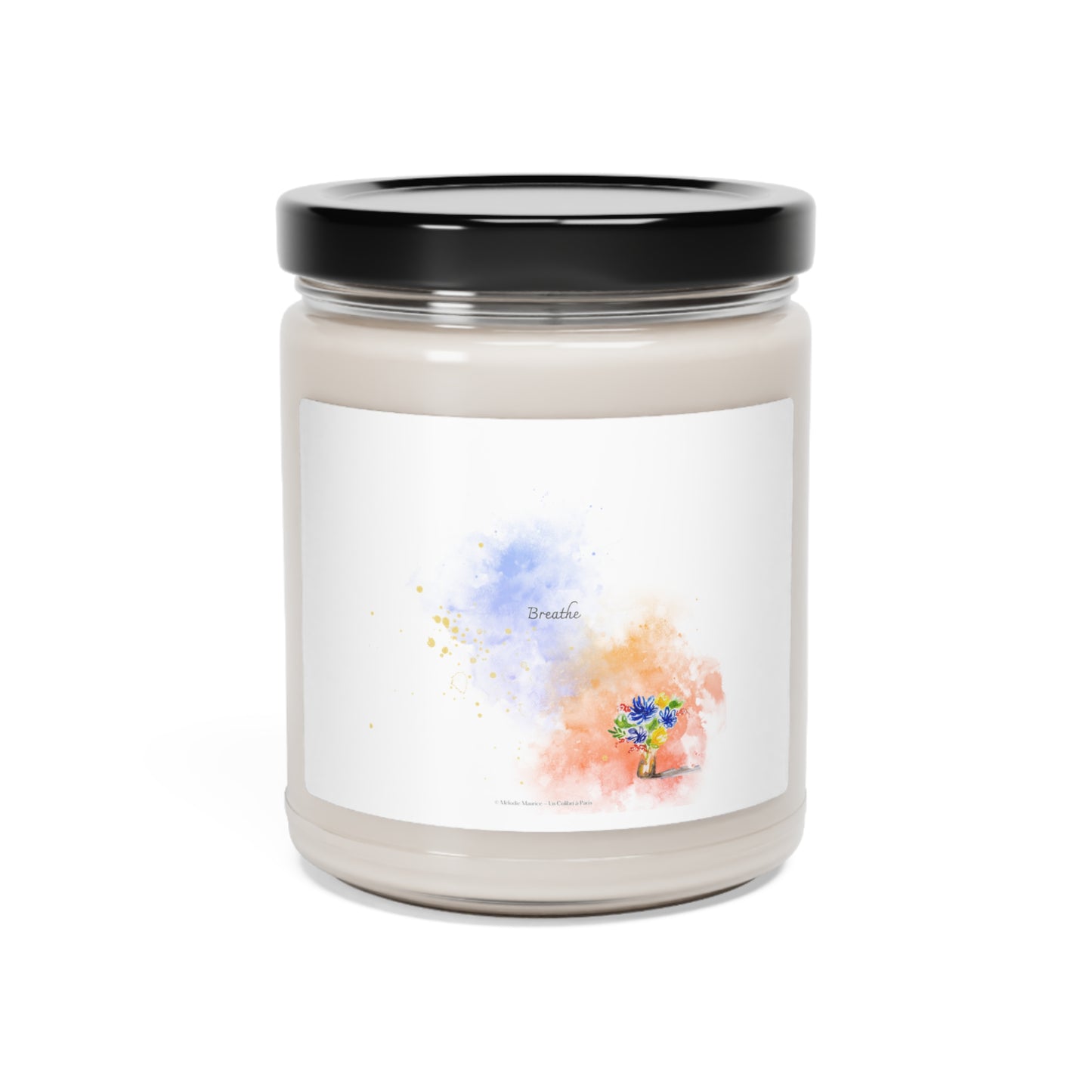Scented Soy Candle "Breathe"