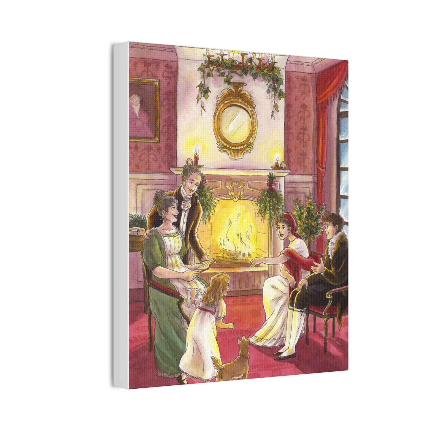 Regency Christmas Image on Canvas