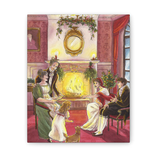 Regency Christmas Image on Canvas