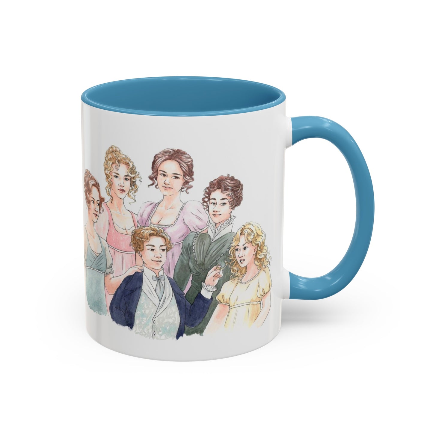 The Earl's Sisters Color-Accent Mugs, 11oz and 15oz